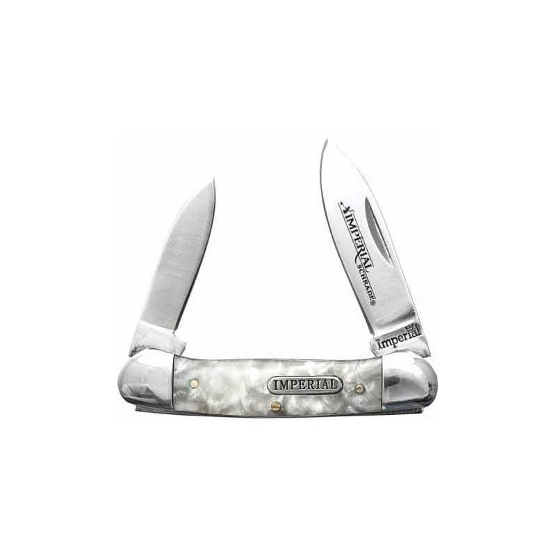 Navaja de bolsillo doble plateada Pocket Imperial (OB)