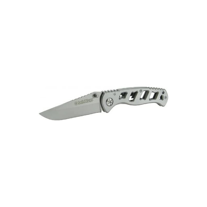 Navaja plegable en acero inoxidable Smith & Wesson (OB)