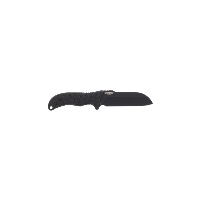 Cuchillo fijo negro Bedrock Sheeosfoot SCHRADE