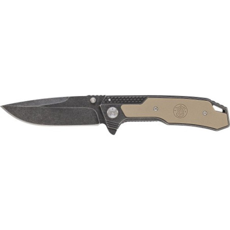 Navaja de bolsillo Smith & Wesson mango marron (OB)